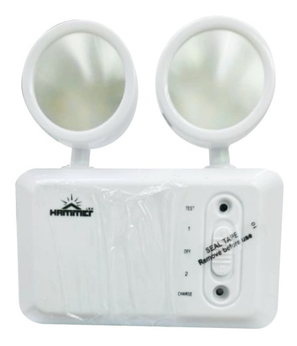 LUMINARIA DE EMERGENCIA 5W DOS FAROS LED (6 HORAS)
