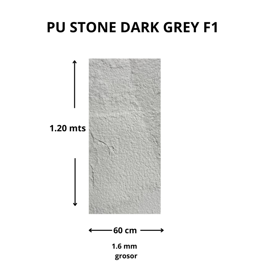 Lamina tipo piedra (PU Stone)MODELO SLIM (1,20 x 60 x 1,6)