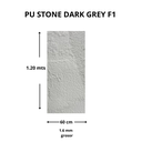 Lamina tipo piedra (PU Stone)MODELO SLIM (1,20 x 60 x 1,6)
