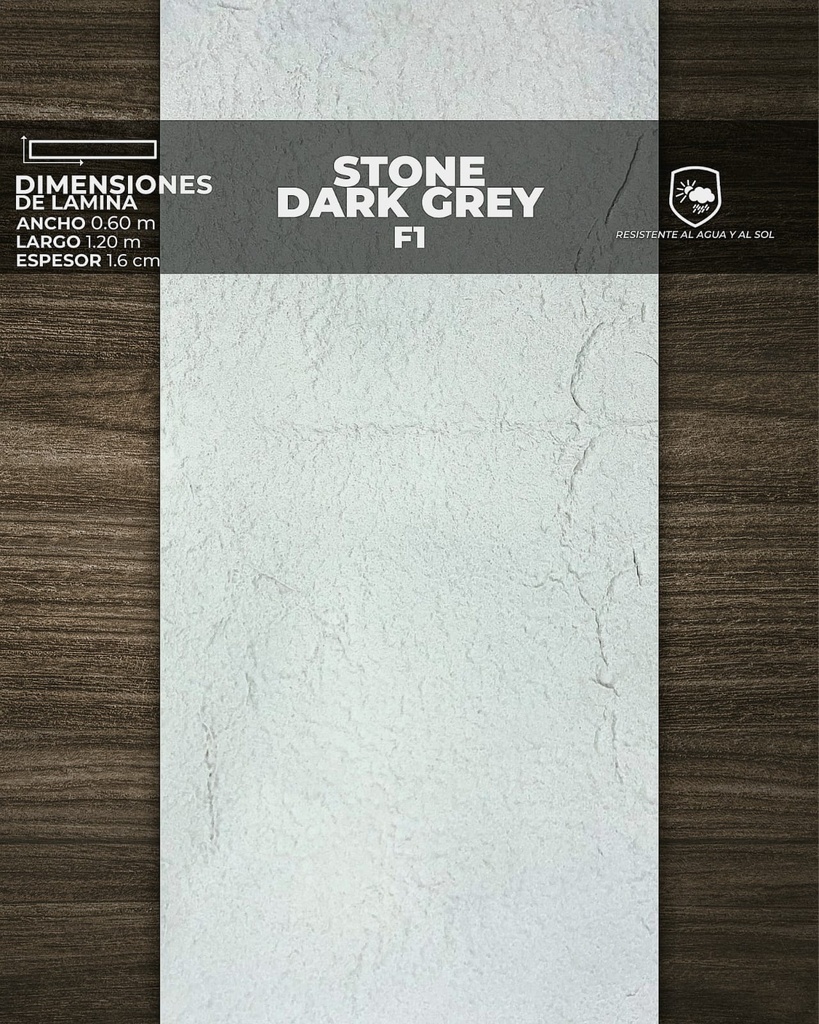LAMINA TIPO PIEDRA MODELO SLIM (PU Stone)(1,20 x 60 x 1,6)