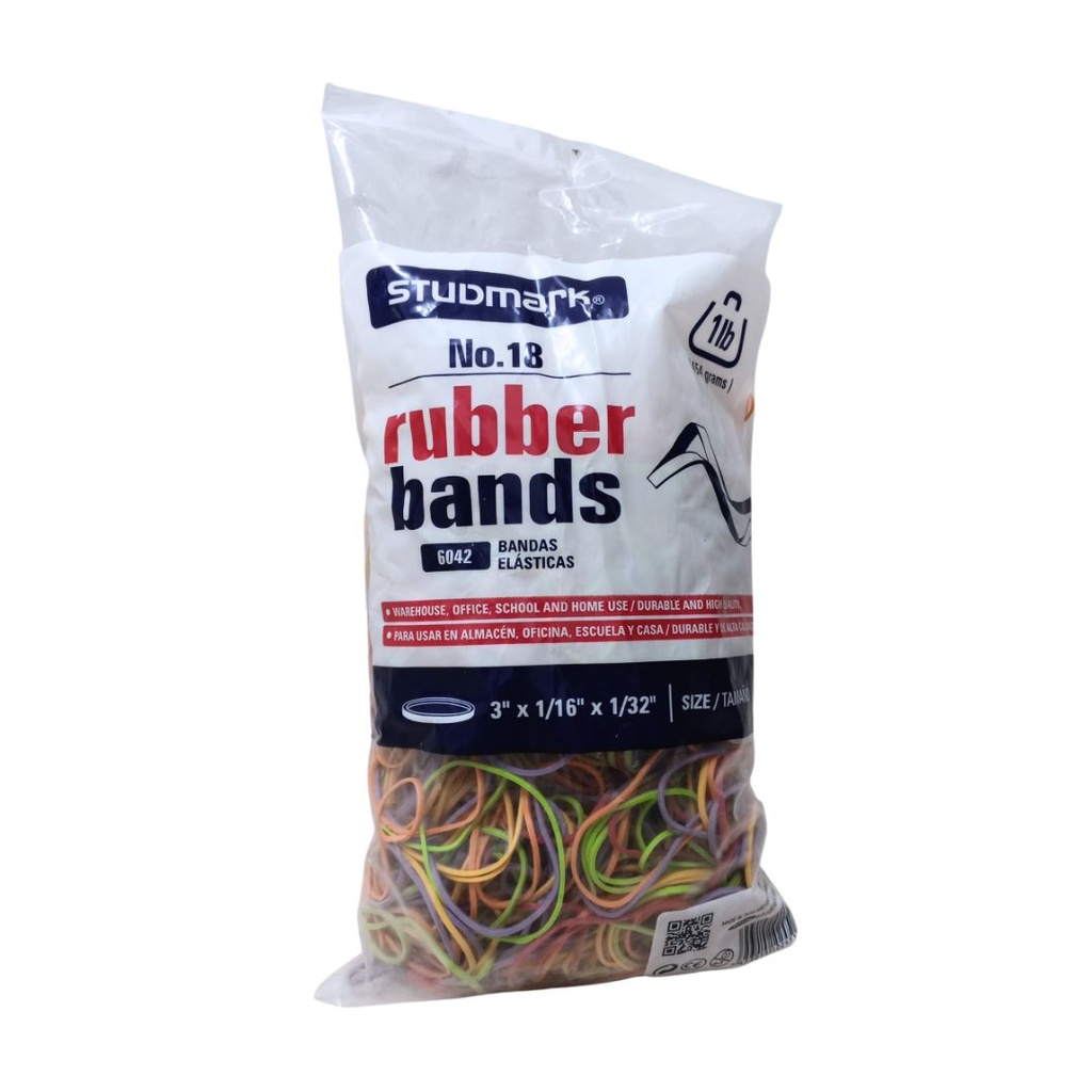 LIGAS ELASTICAS COLOR #18 1LB