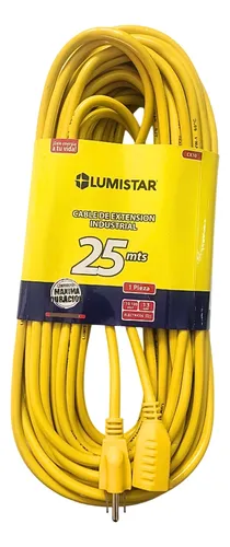 LUMISTAR CABLE DE EXTENSION INDUSTRIAL 25MTS 110-130V 13AMP
