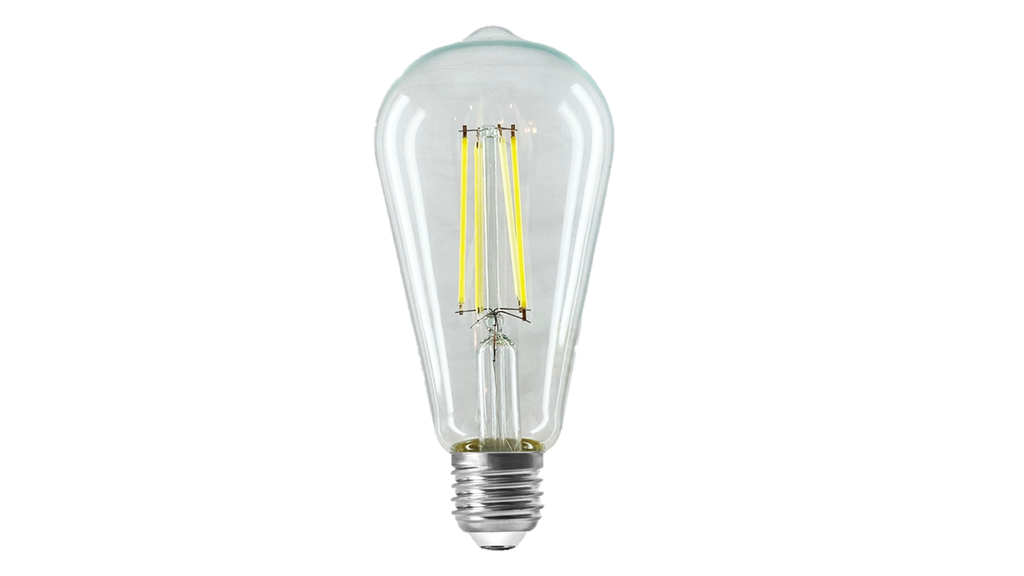 BULBO LED FILAMENT -6.5W-E27-ST64-DIMERIZABLE-110/130 VOLTS-90 L/W-IRC 80%-DIMERIZABLE CON EL INTERRUP