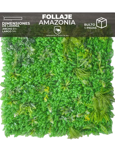 [WT0009] WALL PLANT AMAZONIA (1mt x 1mt)