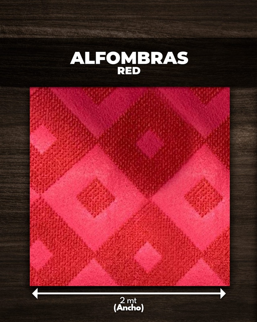 Alfombras 6mm (Rollo 2x40) P/mt²